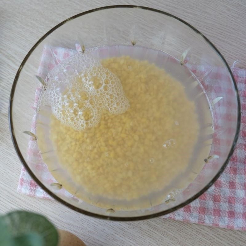 Step 1 Prepare the Ingredients for Sticky Mooncake with Green Bean and Pandan Filling