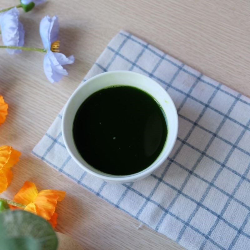 Step 1 Prepare ingredients for sticky mooncake with mung bean and pandan leaves