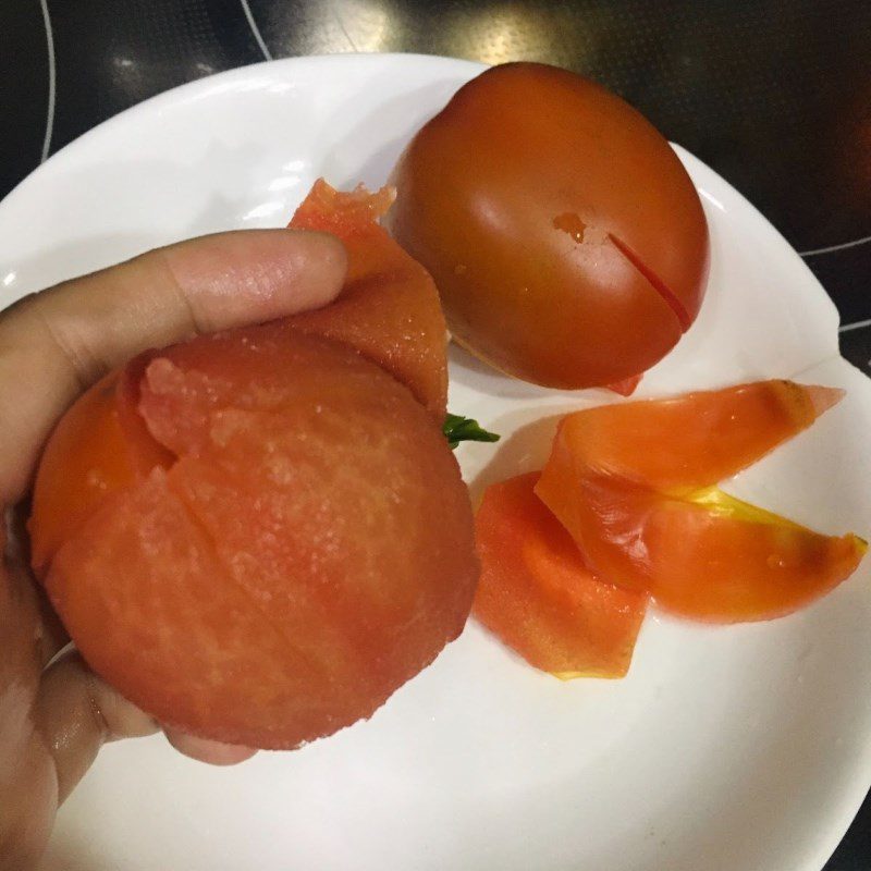 Step 1 Prepare ingredients for Seafood Pizza using a non-stick pan