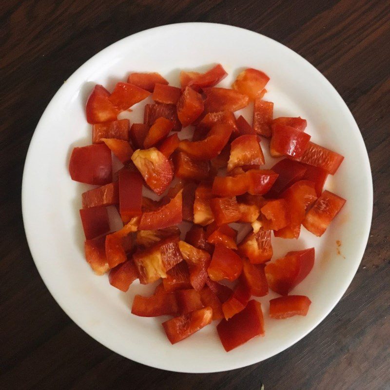 Step 1 Prepare ingredients for Seafood Pizza using a non-stick pan