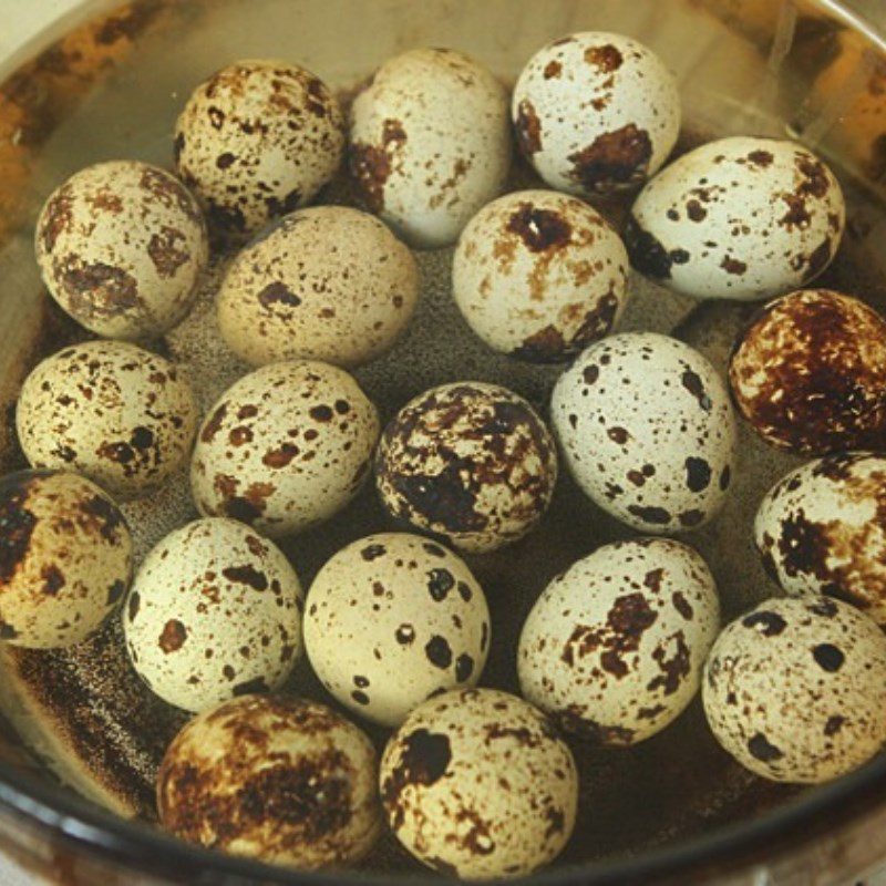 Step 1 Prepare the ingredients for Fried Quail Egg Fish Balls with Fish Sauce