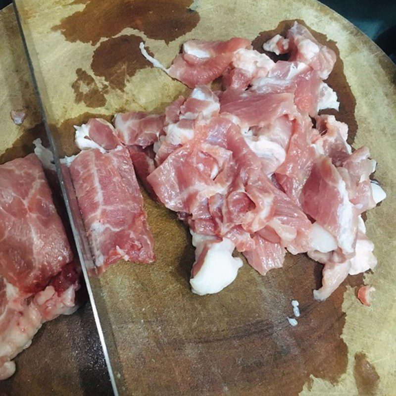 Step 1 Prepare the Ingredients for Stir-fried Gourd with Pork