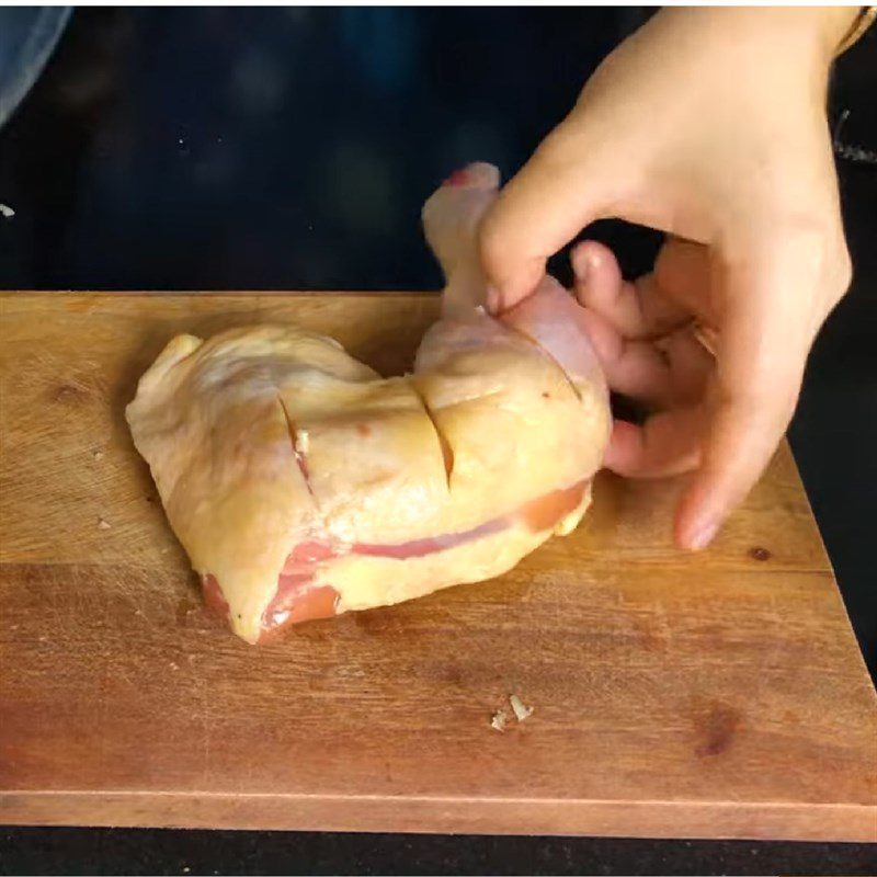 Step 1 Prepare ingredients for KFC roasted chicken with pepper