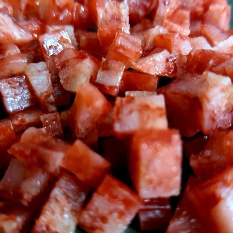 Step 1 Prepare the ingredients for salty stuffed water-floating cake