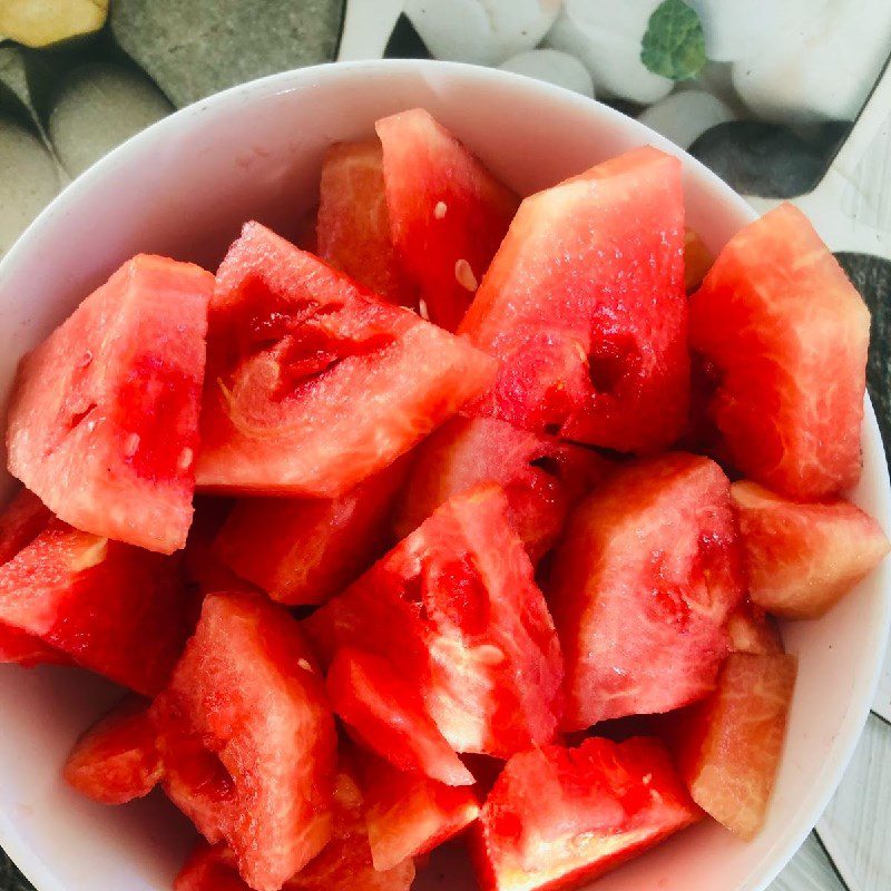Step 1 Prepare the ingredients Watermelon Orange Juice