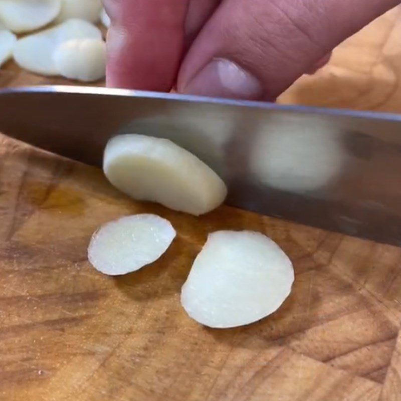 Step 1 Prepare ingredients for Fried baby ribs with garlic (Recipe shared from Tiktok with TasteVN)