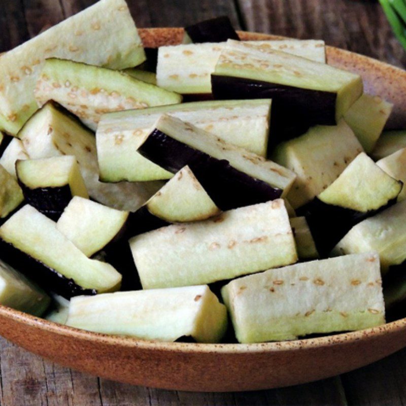 Step 1 Prepare the Ingredients for Stir-fried Eggplant with Fermented Tofu