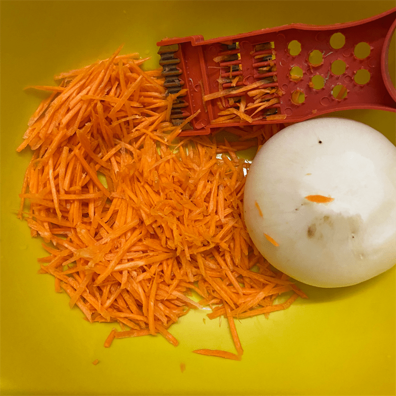 Step 1 Prepare the ingredients for Red Dragon Fruit Chicken Bao