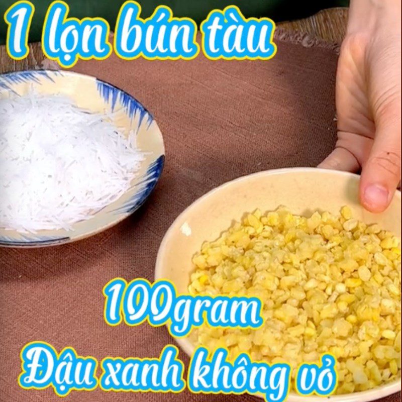 Step 1 Prepare the ingredients for Taro Vegetarian Spring Rolls