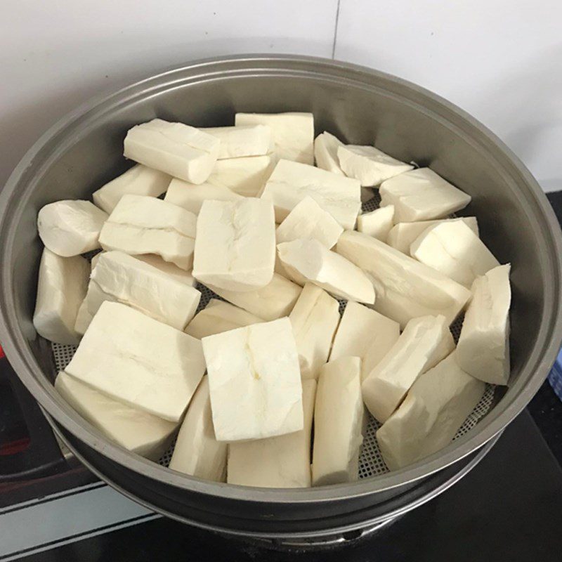 Step 1 Prepare the ingredients for Cassava Cake with Coconut