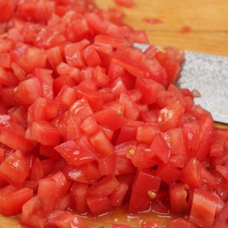 Step 1 Prepare the ingredients for Stuffed Shiitake Mushrooms with Tomato Sauce