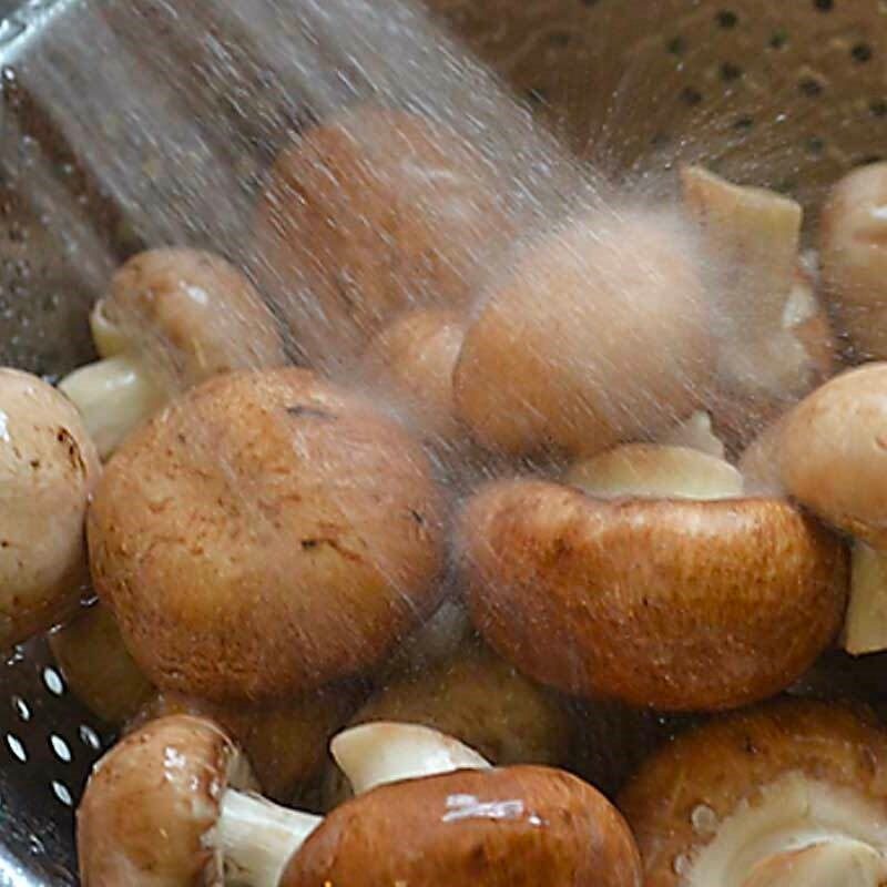 Step 1 Prepare the ingredients for Lemongrass Turmeric Mushroom Stew