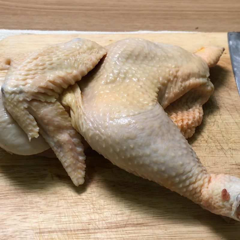 Step 1 Prepare the ingredients for Roasted Chicken Rice