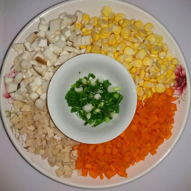 Step 1 Prepare Ingredients for Chicken Corn Mushroom Soup