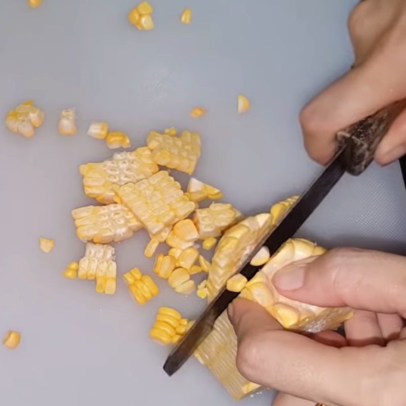 Step 1 Prepare the ingredients for Corn Sticky Rice using a Rice Cooker