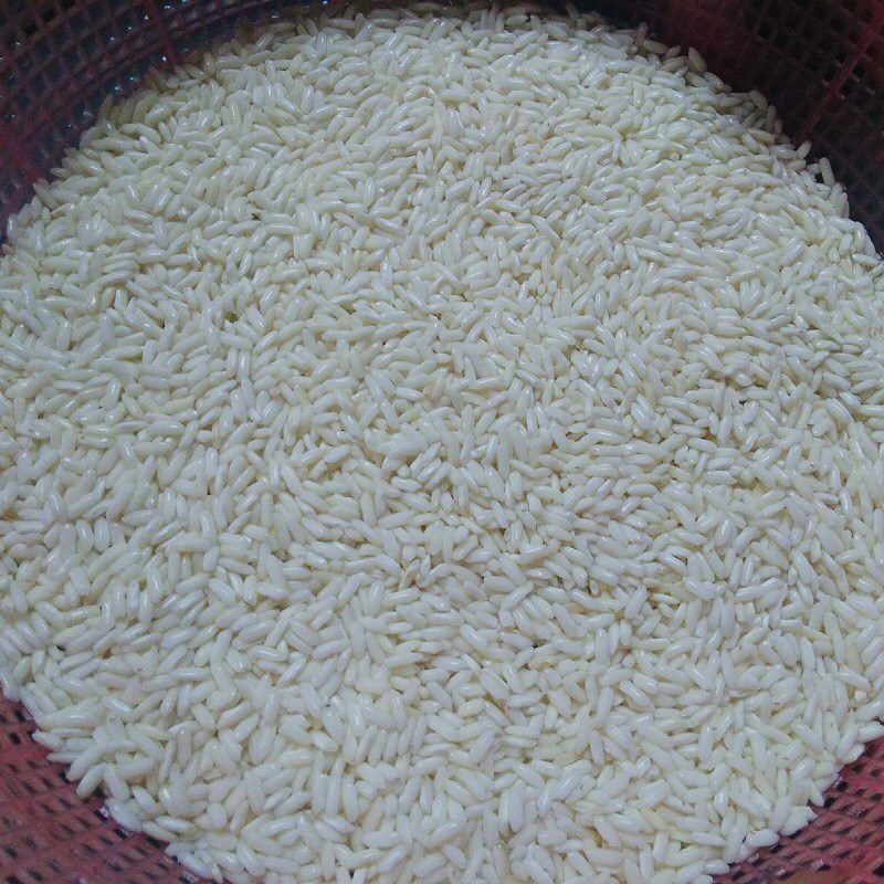 Step 1 Prepare the ingredients for Sticky Rice with Green Beans with Skin