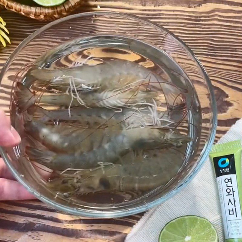 Step 1 Prepare the ingredients for Thai sauce shrimp (Recipe shared from TikTok Cooking with TasteVN)