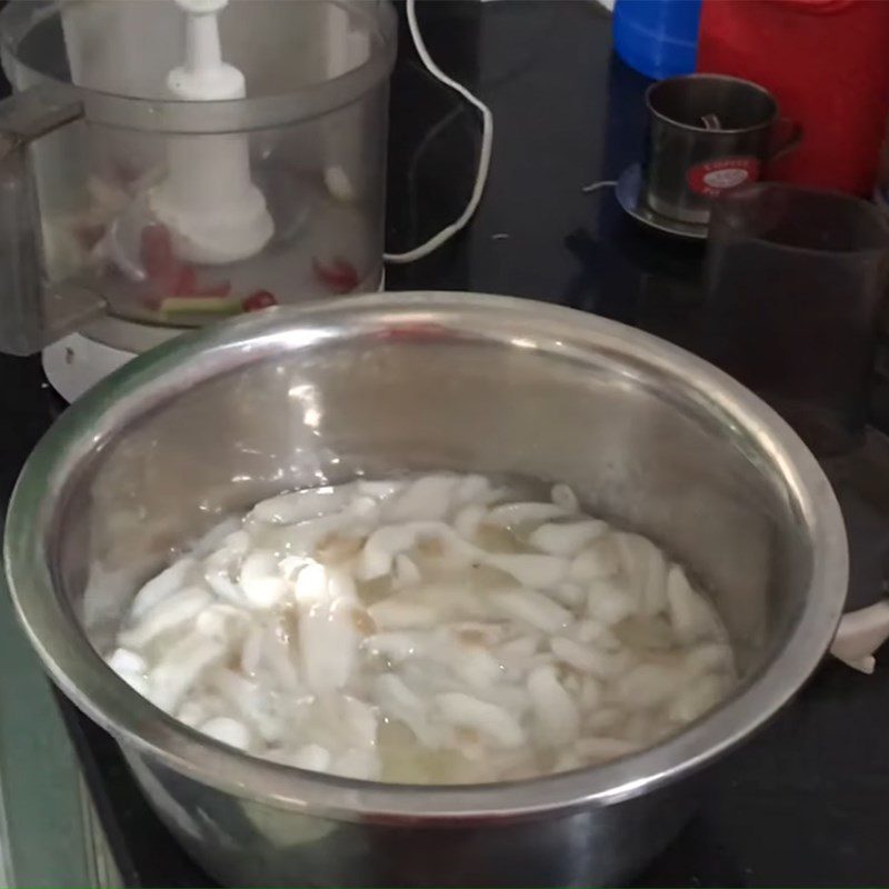 Step 1 Prepare the Ingredients for Steamed Squid Egg Cake