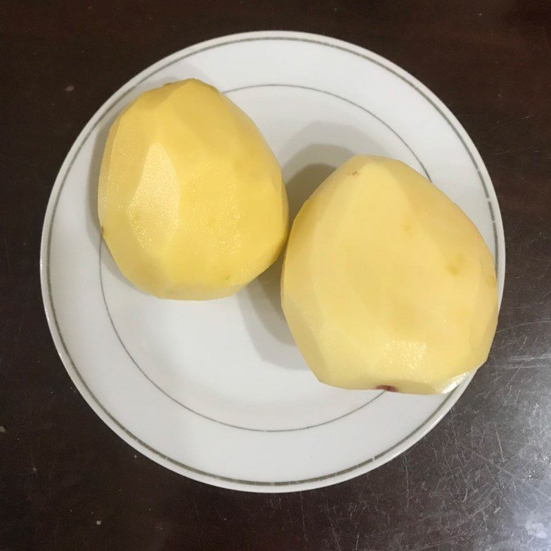 Step 1 Prepare ingredients for Stir-fried potatoes with eggs