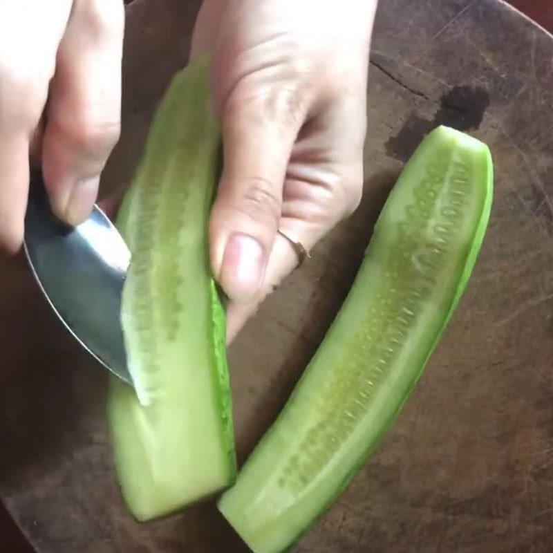 Step 1 Prepare ingredients for Jellyfish Salad with Cucumber