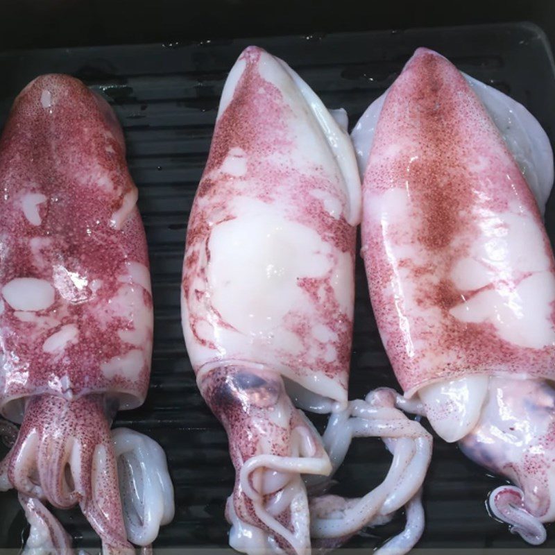 Step 1 Prepare the ingredients for Stuffed Squid with an Air Fryer