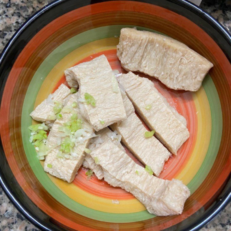 Step 1 Prepare the ingredients for Braised Vegan Ribs in Coconut Water