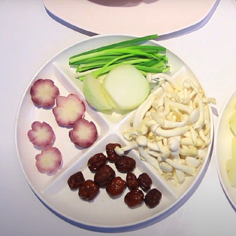 Step 1 Prepare the Ingredients for Pumpkin Stewed with Five Fruits (Vegetarian)