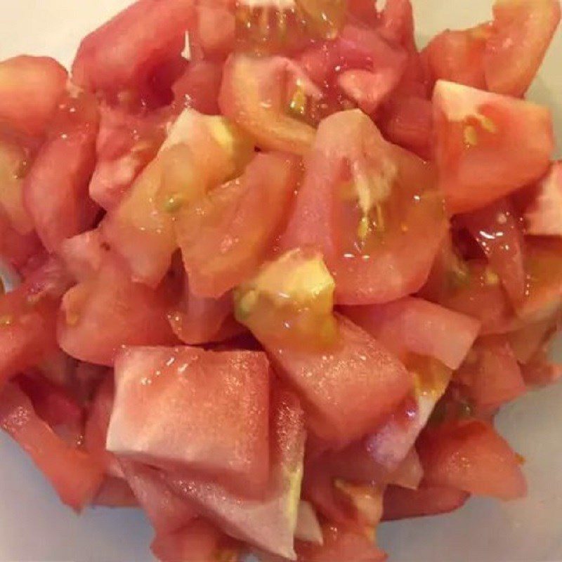 Step 1 Prepare the ingredients for Squid Cake with Tomato Sauce