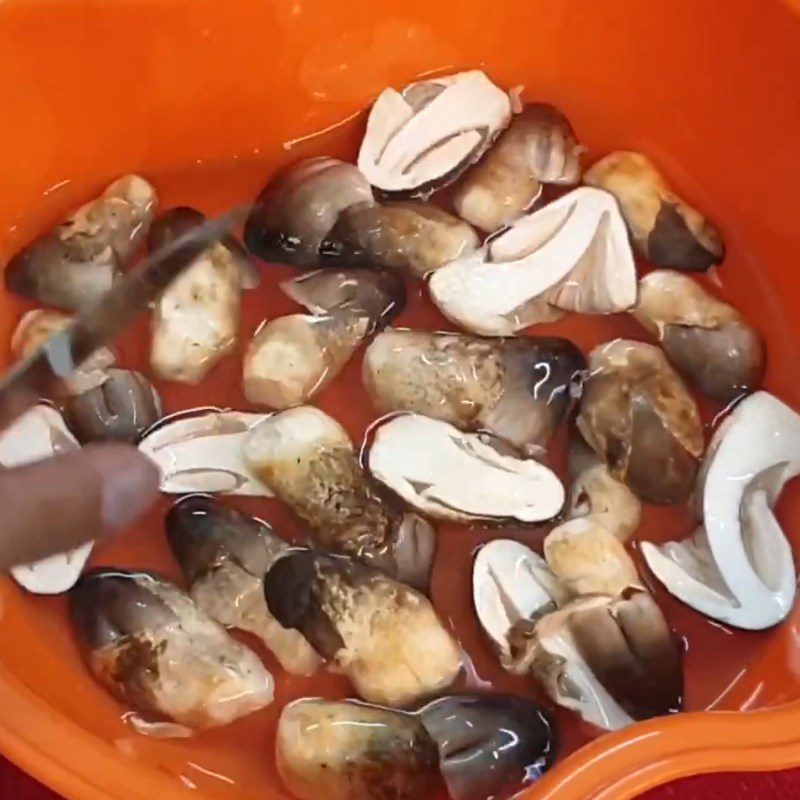 Step 1 Prepare Ingredients Chicken and Straw Mushroom Porridge