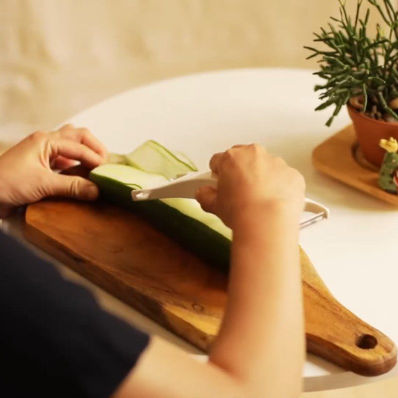 Step 1 Prepare the Ingredients for Christmas Tree Shape from Cucumber and Carrot