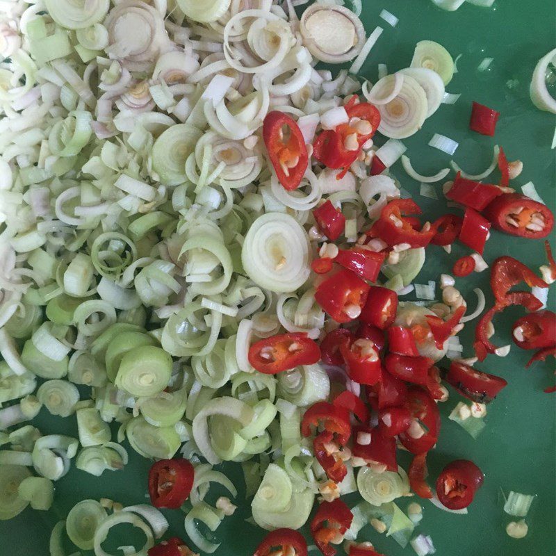 Step 1 Prepare ingredients Fried tofu with lemongrass and chili