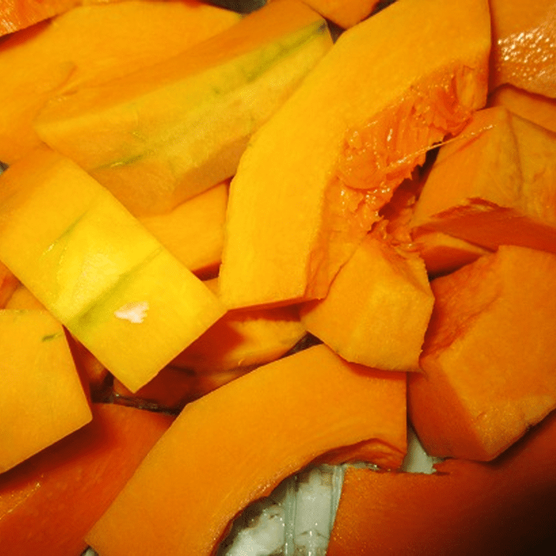 Step 1 Prepare the ingredients for Quail stew with pumpkin