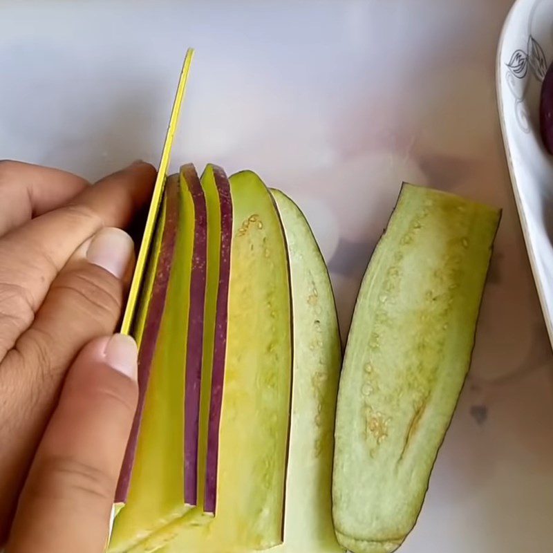 Step 1 Prepare the ingredients for Grilled Vegetarian Eggplant Rolls