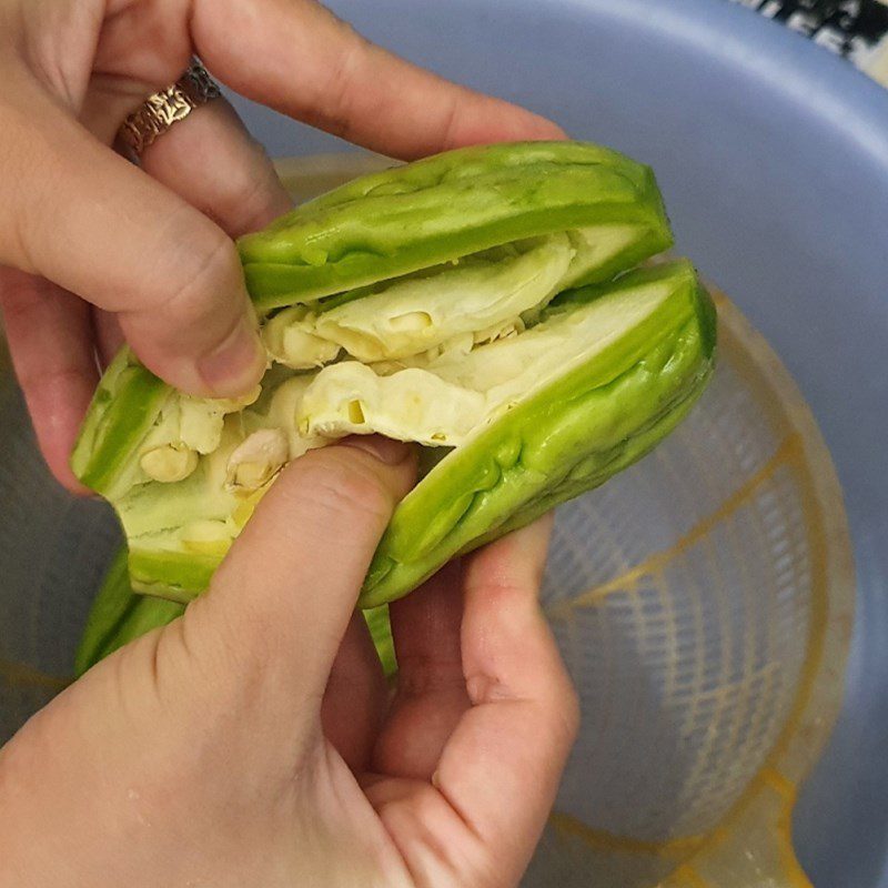 Step 1 Prepare ingredients for Bitter Melon Hotpot with Tilapia