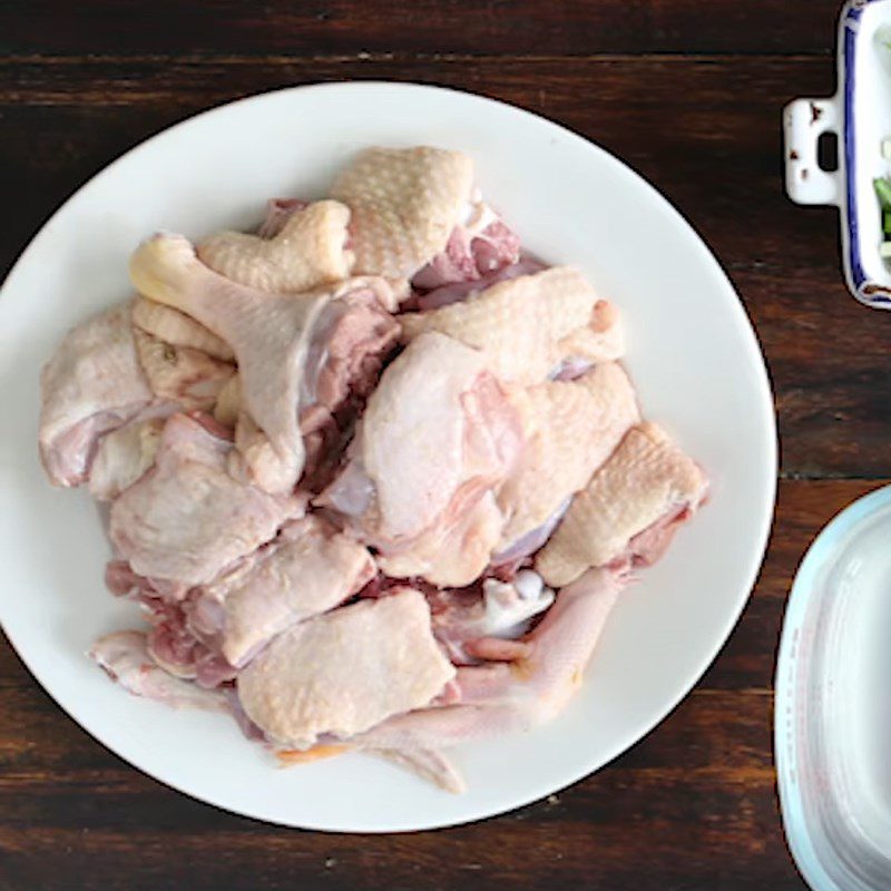 Step 1 Prepare ingredients for Duck Stewed with Sour Fruits using Electric Pressure Cooker