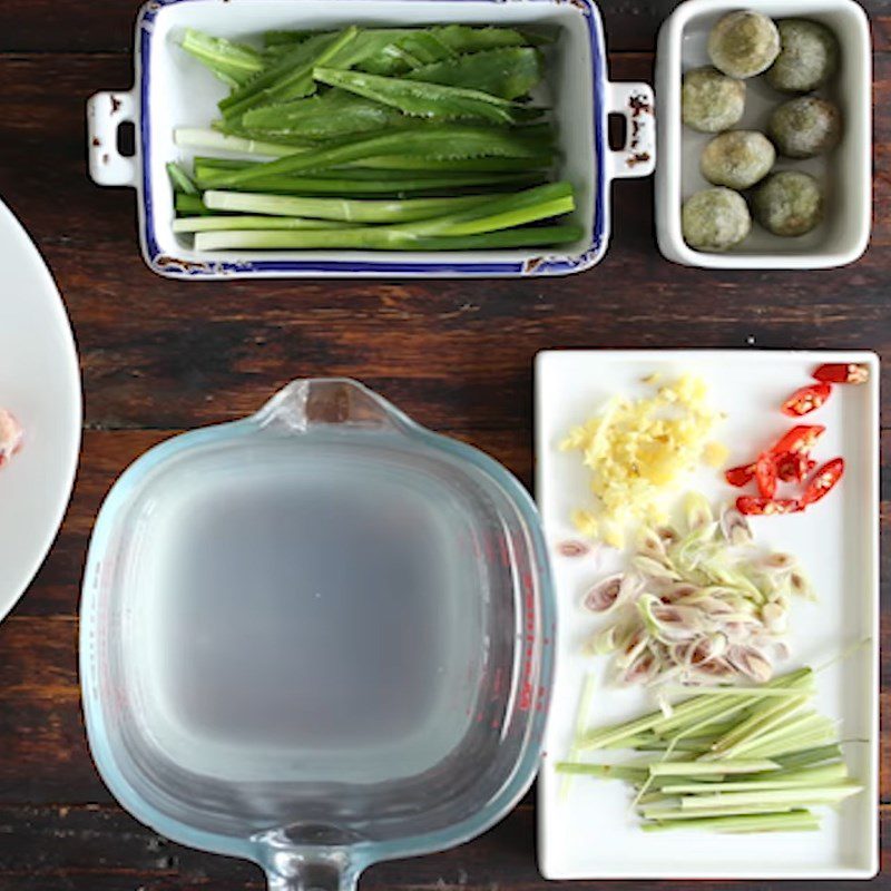 Step 1 Prepare ingredients for Duck Stewed with Sour Fruits using Electric Pressure Cooker