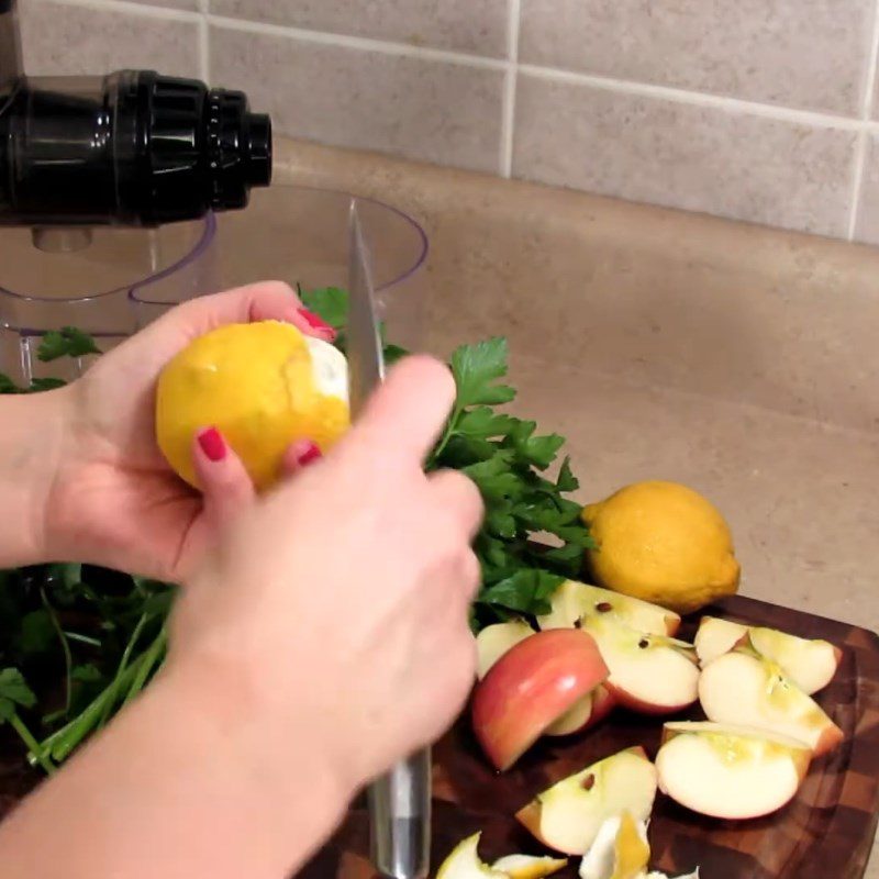 Step 1 Prepare Ingredients for Parsley Juice (Vietnamese Coriander Juice)