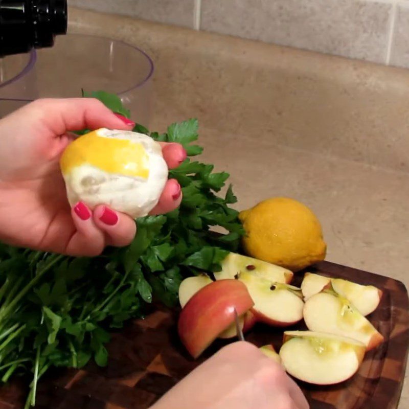 Step 1 Prepare Ingredients for Parsley Juice (Vietnamese Coriander Juice)