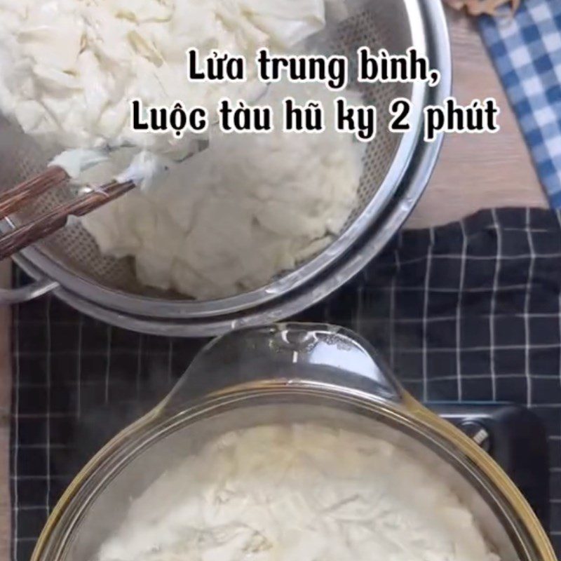 Step 1 Prepare Ingredients for Fresh Tofu Cha Lua (Recipe shared by Tiktok Green Vegetarian Kitchen)