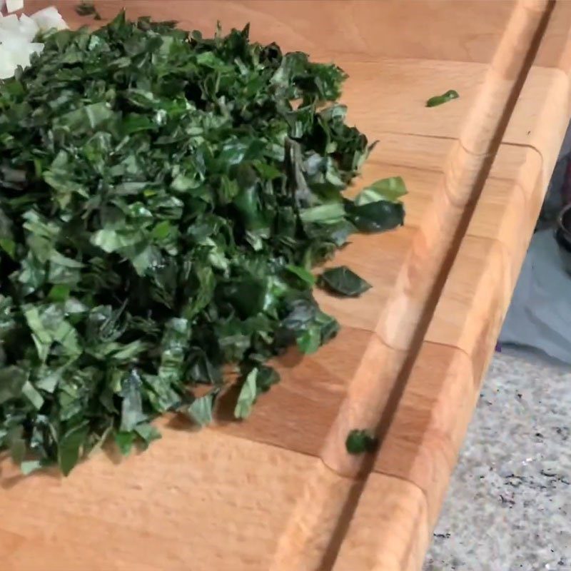 Step 1 Prepare ingredients for Grilled Pork with Betel Leaf