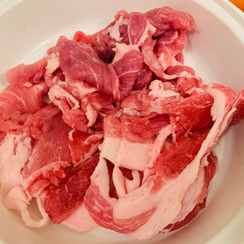 Step 1 Prepare the ingredients for Hanoi Grilled Pork with Vermicelli (recipe shared by users)