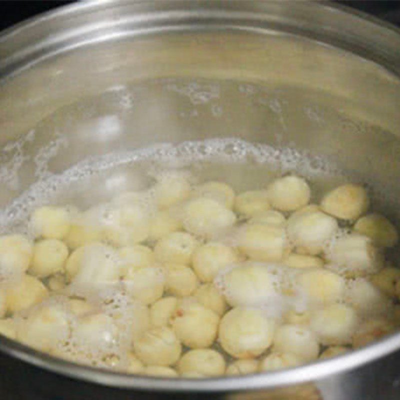 Step 1 Prepare ingredients for Vegetarian Bowl Sticky Rice (Recipe shared by Tiktok Vegetarian Kitchen XANH)