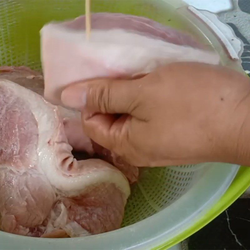 Step 1 Prepare the ingredients for Grilled Pork in Foil using a Charcoal Grill