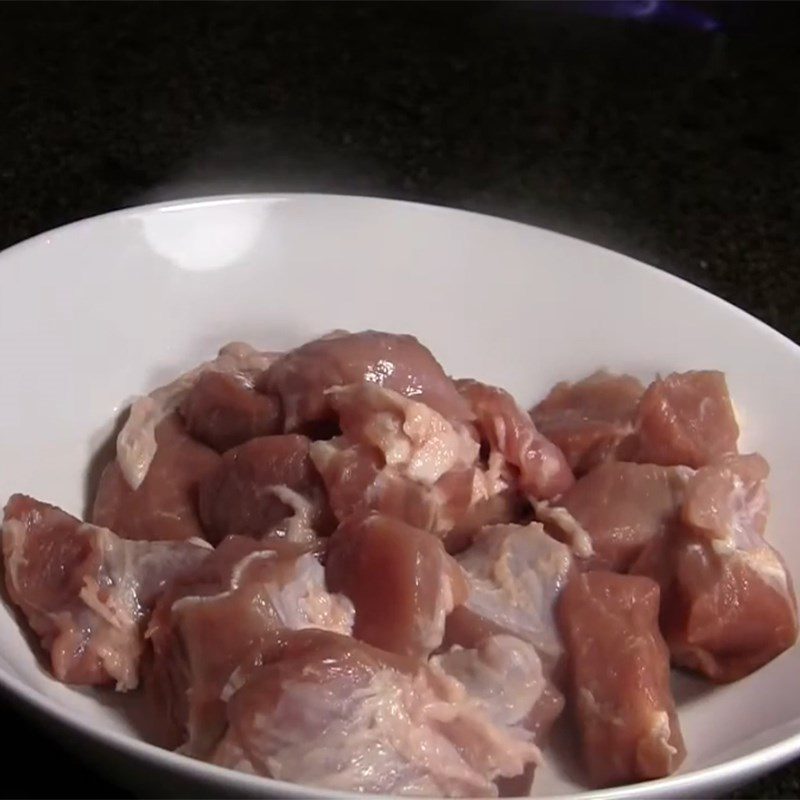 Step 1 Prepare the ingredients for Grilled pork in aluminum foil using an air fryer