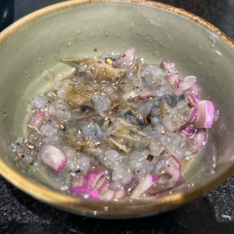 Step 1 Prepare Ingredients for Shrimp Soup with Striped Gourd
