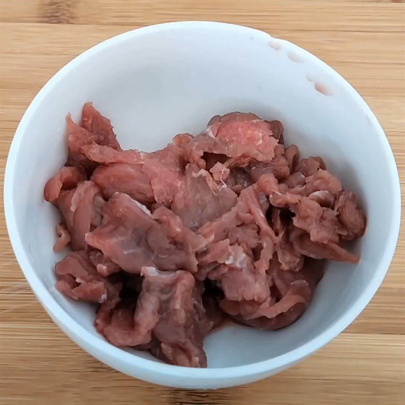 Step 1 Prepare ingredients Stir-fried Beef with Pumpkin