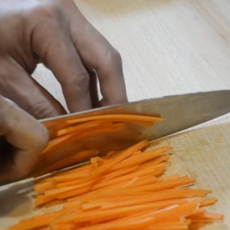 Step 1 Prepare the ingredients for Passion Fruit Mushroom Salad (Recipe shared from Tiktok Vegetarian Kitchen XANH)