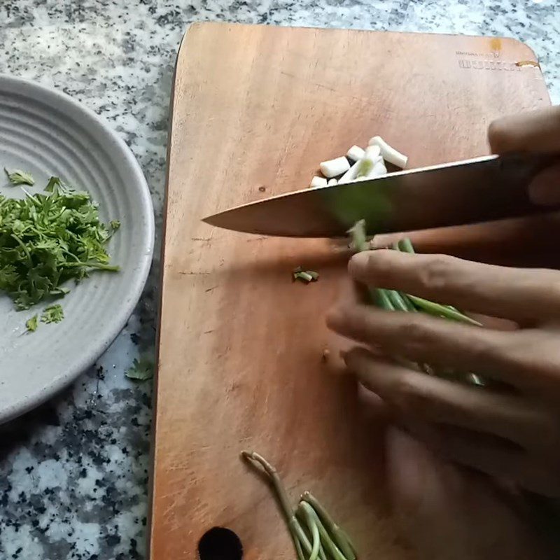 Step 1 Prepare the ingredients Fried fish cake with fish sauce