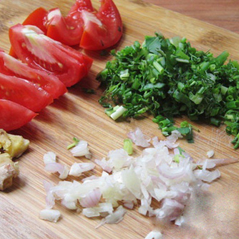 Step 1 Prepare the ingredients for Sour Clam Soup