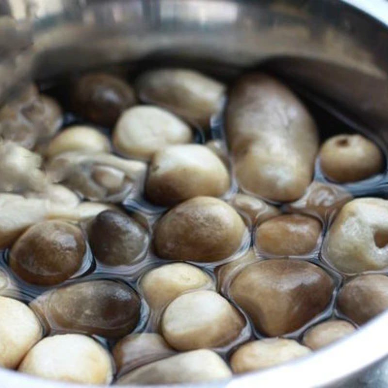 Step 1 Prepare the ingredients for Vegetarian Crab Noodle (Recipe shared by Tiktok Vegetarian Kitchen XANH)